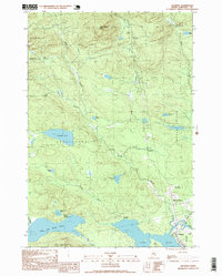preview thumbnail of historical topo map of Somerset County, ME in 1997