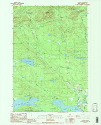 Download a high-resolution, GPS-compatible USGS topo map for Jackman, ME (1989 edition)