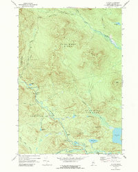 Download a high-resolution, GPS-compatible USGS topo map for Jim Pond, ME (1990 edition)