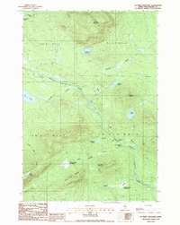 Download a high-resolution, GPS-compatible USGS topo map for Jo-Mary Mountain, ME (1988 edition)