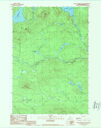Download a high-resolution, GPS-compatible USGS topo map for King and Bartlett Lake, ME (1989 edition)