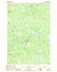 Download a high-resolution, GPS-compatible USGS topo map for Kingman, ME (1988 edition)