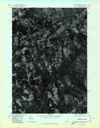preview thumbnail of historical topo map of Piscataquis County, ME in 1975