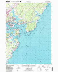 preview thumbnail of historical topo map of York County, ME in 1995