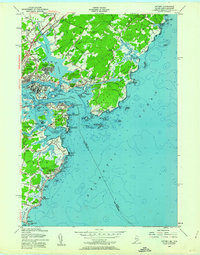 Download a high-resolution, GPS-compatible USGS topo map for Kittery, ME (1962 edition)
