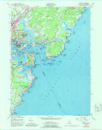 Download a high-resolution, GPS-compatible USGS topo map for Kittery, ME (1988 edition)