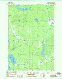 Download a high-resolution, GPS-compatible USGS topo map for La Pomkeag, ME (1986 edition)