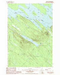 Download a high-resolution, GPS-compatible USGS topo map for Lambert Lake, ME (1988 edition)