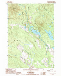 Download a high-resolution, GPS-compatible USGS topo map for Lead Mountain, ME (1988 edition)
