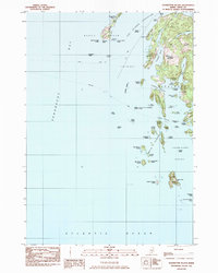 Download a high-resolution, GPS-compatible USGS topo map for Leadbetter Island, ME (1983 edition)