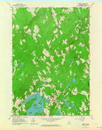 preview thumbnail of historical topo map of Waldo County, ME in 1961