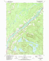 Download a high-resolution, GPS-compatible USGS topo map for Lincoln Center, ME (1988 edition)