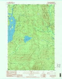 preview thumbnail of historical topo map of Oxford County, ME in 1990
