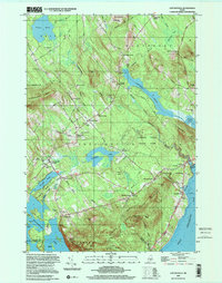 preview thumbnail of historical topo map of Waldo County, ME in 2000