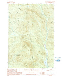 Download a high-resolution, GPS-compatible USGS topo map for Little Kennebago Lake, ME (1990 edition)