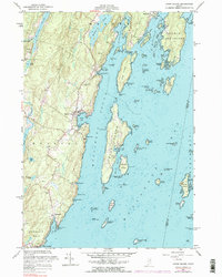 Download a high-resolution, GPS-compatible USGS topo map for Long Island, ME (1985 edition)