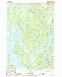 Download a high-resolution, GPS-compatible USGS topo map for Long Lake, ME (1988 edition)