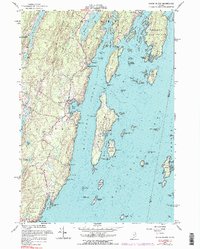 Download a high-resolution, GPS-compatible USGS topo map for Louds Island, ME (1985 edition)