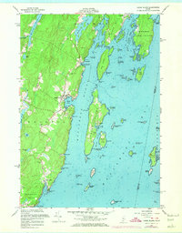 Download a high-resolution, GPS-compatible USGS topo map for Louds Island, ME (1974 edition)
