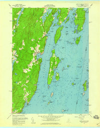 Download a high-resolution, GPS-compatible USGS topo map for Louds Island, ME (1959 edition)