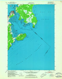 Download a high-resolution, GPS-compatible USGS topo map for Lubec, ME (1967 edition)