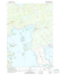 Download a high-resolution, GPS-compatible USGS topo map for Machias Bay, ME (1995 edition)