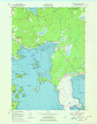 Download a high-resolution, GPS-compatible USGS topo map for Machias Bay, ME (1978 edition)