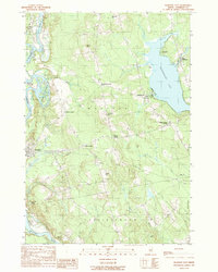 Download a high-resolution, GPS-compatible USGS topo map for Madison East, ME (1989 edition)