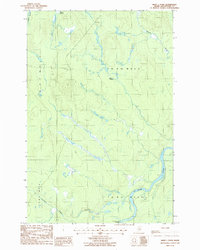 Download a high-resolution, GPS-compatible USGS topo map for Mary L Pond, ME (1986 edition)