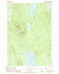 Download a high-resolution, GPS-compatible USGS topo map for Mattamiscontis Mtn, ME (1988 edition)