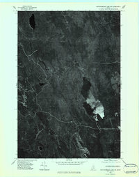 Download a high-resolution, GPS-compatible USGS topo map for Mattawamkeag Lake SW, ME (1984 edition)