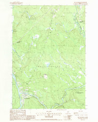 Download a high-resolution, GPS-compatible USGS topo map for Mattawamkeag, ME (1988 edition)