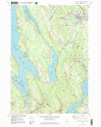 preview thumbnail of historical topo map of Androscoggin County, ME in 1995