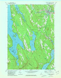 Download a high-resolution, GPS-compatible USGS topo map for Mechanic Falls, ME (1981 edition)