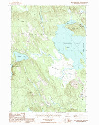 Download a high-resolution, GPS-compatible USGS topo map for Meddybemps Lake West, ME (1987 edition)