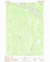 Download a high-resolution, GPS-compatible USGS topo map for Medunkeunk Lake, ME (1988 edition)
