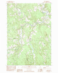 Download a high-resolution, GPS-compatible USGS topo map for Mercer, ME (1983 edition)