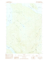 preview thumbnail of historical topo map of Oxford County, ME in 1984