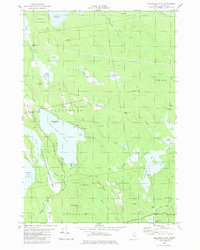 Download a high-resolution, GPS-compatible USGS topo map for Molasses Pond, ME (1983 edition)