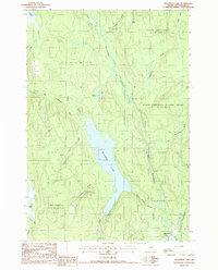 Download a high-resolution, GPS-compatible USGS topo map for Molunkus Lake, ME (1988 edition)