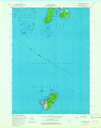Download a high-resolution, GPS-compatible USGS topo map for Monhegan, ME (1967 edition)