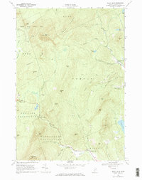 Download a high-resolution, GPS-compatible USGS topo map for Mount Blue, ME (1970 edition)