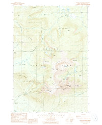Download a high-resolution, GPS-compatible USGS topo map for Mount Katahdin, ME (1988 edition)