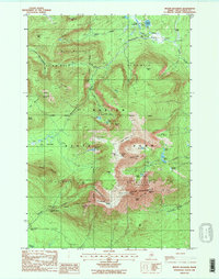 Download a high-resolution, GPS-compatible USGS topo map for Mount Katahdin, ME (1988 edition)