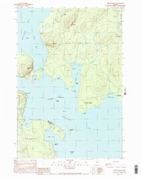 Download a high-resolution, GPS-compatible USGS topo map for Mount Kineo, ME (1989 edition)