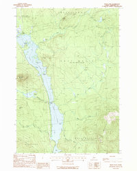 preview thumbnail of historical topo map of Somerset County, ME in 1988