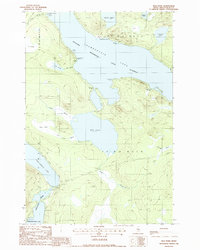 Download a high-resolution, GPS-compatible USGS topo map for Mud Pond, ME (1988 edition)