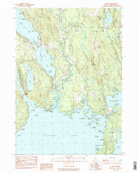 Download a high-resolution, GPS-compatible USGS topo map for Naples, ME (1984 edition)