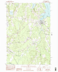 preview thumbnail of historical topo map of Somerset County, ME in 1982
