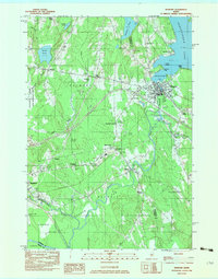 Download a high-resolution, GPS-compatible USGS topo map for Newport, ME (1983 edition)